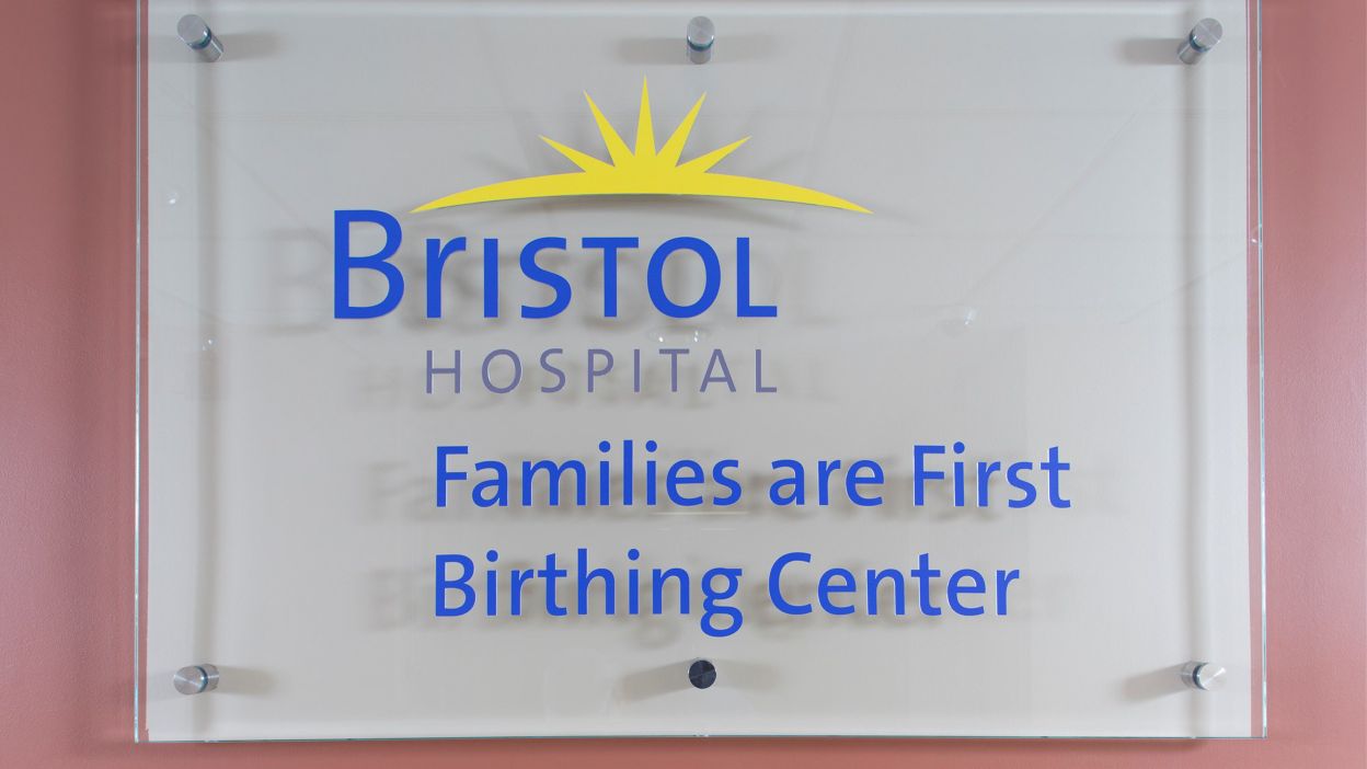 Birthing Center sign