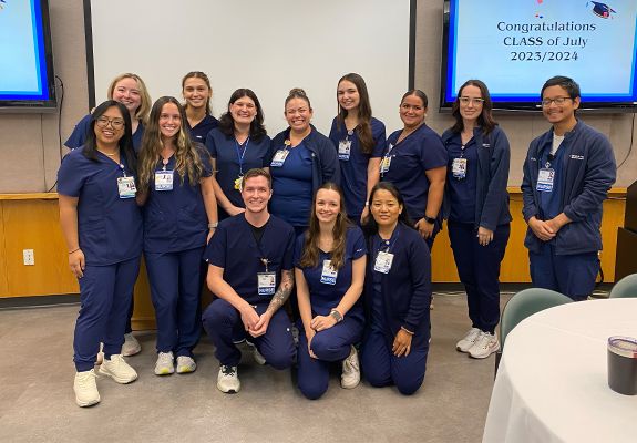 Group of nursing graduates