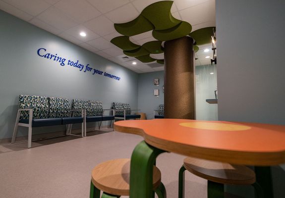 Pediatric office waiting room